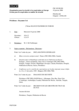 Journal of the 274th Plenary Meeting of the Forum for Security Co-operation (fr)