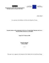 Expert report on amendments to the Law on Croatian Radio Television, Law on Electronic Media and Law on the Media