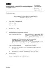 Journal of the 264th Special Plenary Meeting of the Permanent Council (it)