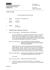 Journal of the 263rd Plenary Meeting of the Permanent Council (de)