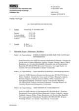 Journal of the 261st Plenary Meeting of the Permanent Council (de)