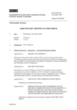 Journal of the 526th Plenary Meeting of the Forum for Security Co-operation