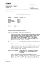 Journal of the 260th Plenary Meeting of the Permanent Council (de)