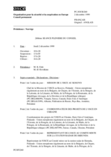 Journal of the 260th Plenary Meeting of the Permanent Council (fr)