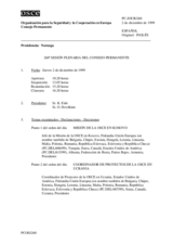 Journal of the 260th Plenary Meeting of the Permanent Council (es)