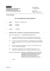 Journal of the 527th Plenary Meeting of the Forum for Security Co-operation (de)