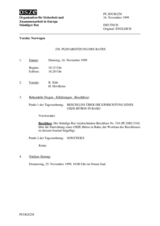 Journal of the 258th Plenary Meeting of the Permanent Council (de)