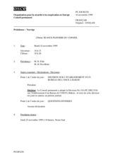 Journal of the 258th Plenary Meeting of the Permanent Council (fr)