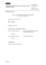 Journal of the 257th Special Plenary Meeting of the Permanent Council (it)