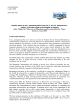 Opening speech by the OSCE Chairman-in-Office, H. E. Dr. Solomon Passy, Minister for Foreign Affairs of the Republic of Bulgaria, at the Ministerial Conference in Tashkent, Uzbekistan