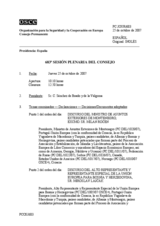 Journal of the 683rd Plenary Meeting of the Permanent Council (es)