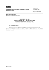 Permanent Council Decision No. 806