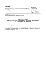 Permanent Council Decision No. 806 (it)