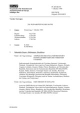 Journal of the 250th Plenary Meeting of the Permanent Council (de)