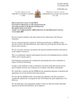 Statement by the Delegation of Canada in Response to the Intervention by the Delegation of the Russian Federation regarding Duma Elections under "Any Other  Business"