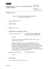 Journal of the 240th Special Plenary Meeting of the Permanent Council (it)