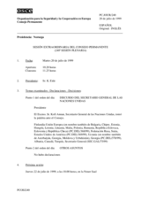 Journal of the 240th Special Plenary Meeting of the Permanent Council (es)