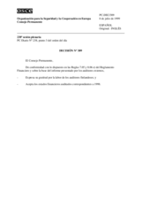 Permanent Council Decision No. 309 (es)