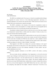 Statement by H.E. Mr. Sergei Martynov, Minister of Foreign Affairs of the Republic of Belarus
