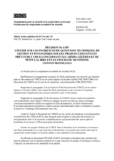 Forum for Security Co-operation Decision No. 13/07 (fr)
