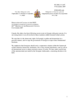 Statement by the Delegation of Canada on recent events in Georgia