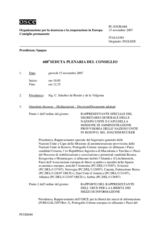 Journal of the 688th Plenary Meeting of the Permanent Council (it)