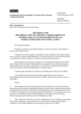 Permanent Council Decision No. 809 (es)