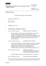 Journal of the 226th Plenary Meeting of the Permanent Council (it)