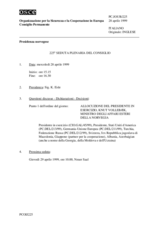 Journal of the 225th Plenary Meeting of the Permanent Council (it)