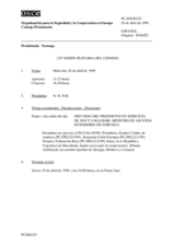 Journal of the 225th Plenary Meeting of the Permanent Council (es)