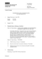 Journal of the 222nd Special Plenary Meeting of the Permanent Council (de)