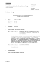 Journal of the 221st Special Plenary Meeting of the Permanent Council (fr)