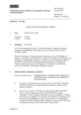 Journal of the 219th Plenary Meeting of the Permanent Council (fr)