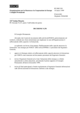 Permanent Council Decision No. 291 (it)