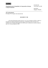 Permanent Council Decision No. 290 (es)
