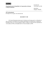 Permanent Council Decision No. 289 (es)