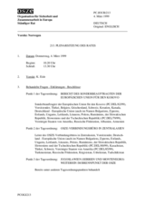 Journal of the 213th Plenary Meeting of the Permanent Council (de)