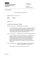 Journal of the 212th Plenary Meeting of the Permanent Council (de)