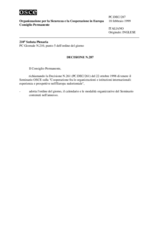 Permanent Council Decision No. 287 (it)