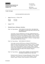 Journal of the 209th Plenary Meeting of the Permanent Council (de)