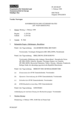 Journal of the 207th Special Plenary Meeting of the Permanent Council (de)