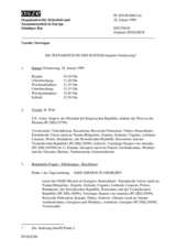 Journal of the 206th Plenary Meeting of the Permanent Council/Corrected reissue - (de)