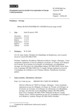 Journal of the 206th Plenary Meeting of the Permanent Council/Corrected reissue - (fr)