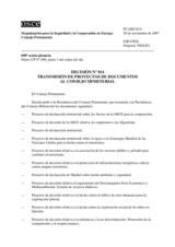 Permanent Council Decision No. 814 (es)
