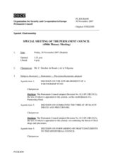 Journal of the 690th Special Plenary Meeting of the Permanent Council