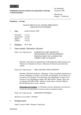 Journal of the 204th Special Plenary Meeting of the Permanent Council (fr)