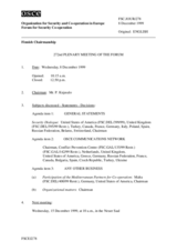 Journal of the 272nd Plenary Meeting of the Forum for Security Co-operation