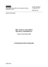 Consolidated Summary of the 2007 Annual Security Review Conference