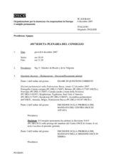 Journal of the 691th Plenary Meeting of the Permanent Council (it)