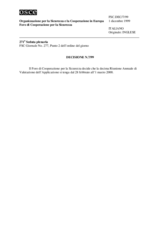 Forum for Security Co-operation Decision No. 7/99 (it)